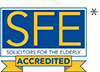 SFE Solicitors for the Elderly Accredited Logo Certificate
