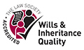 Wills & Iheritance Quality The Law Society Accredited Certificate Logo